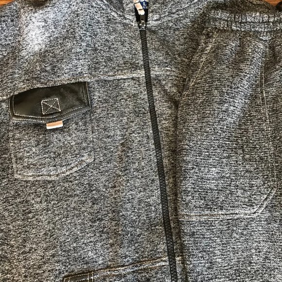 PCJ Heavyweight Sweat Pants Set Full Zip With Hoodie Embellished L - Picture 5 of 13